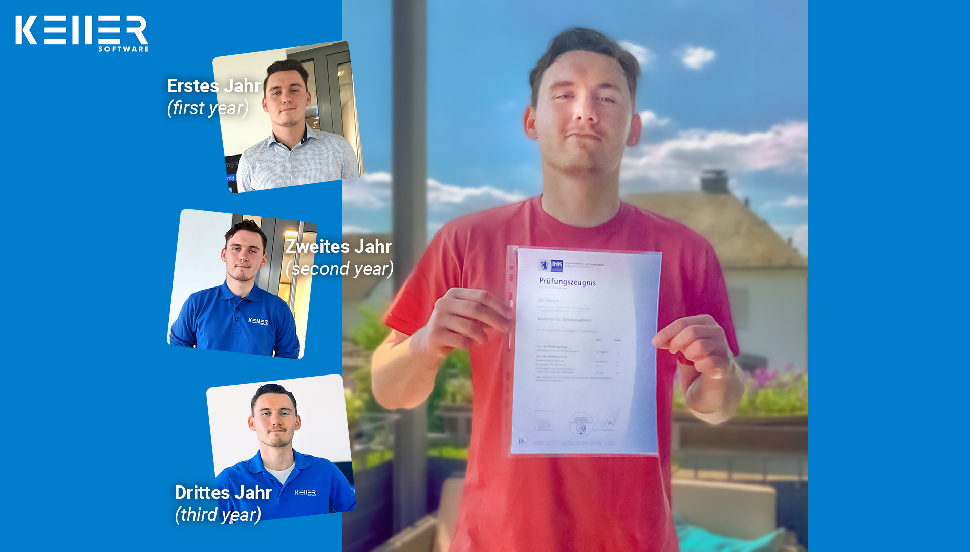 Farewell trainee Jan Fiebich - SYMplus™ by KELLER.Software