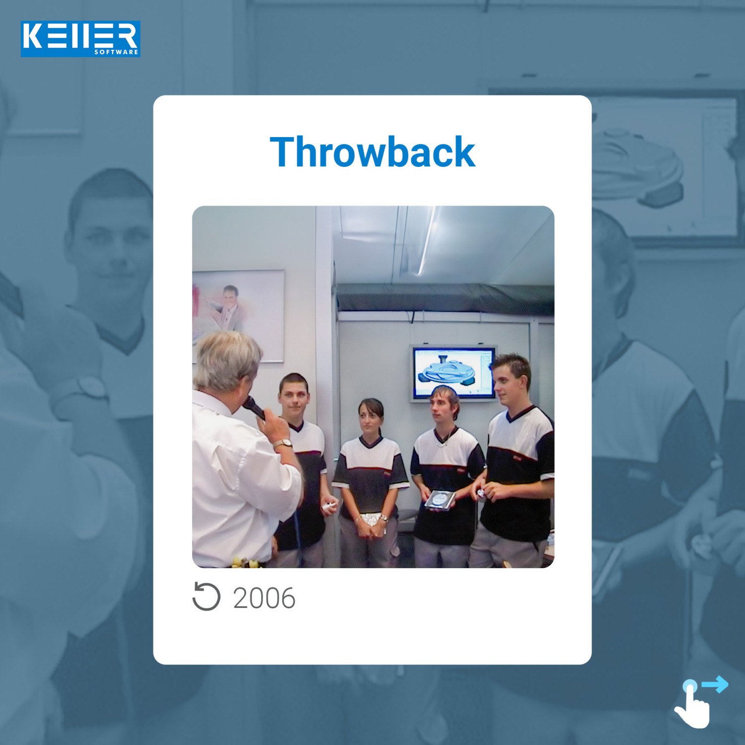 Throwback 2006 AMB trade fair STIHL trainees SYMplus™ by KELLER